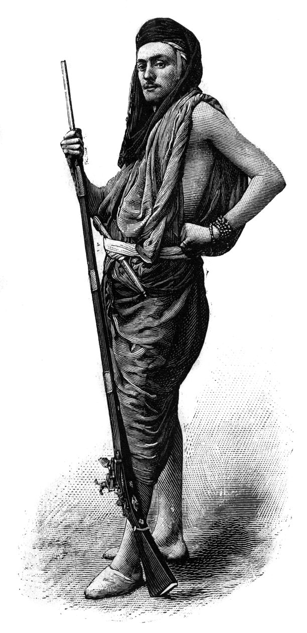 Camille Douls 1864-1889 englischer Entdecker - Gravur 1888 von Unknown artist