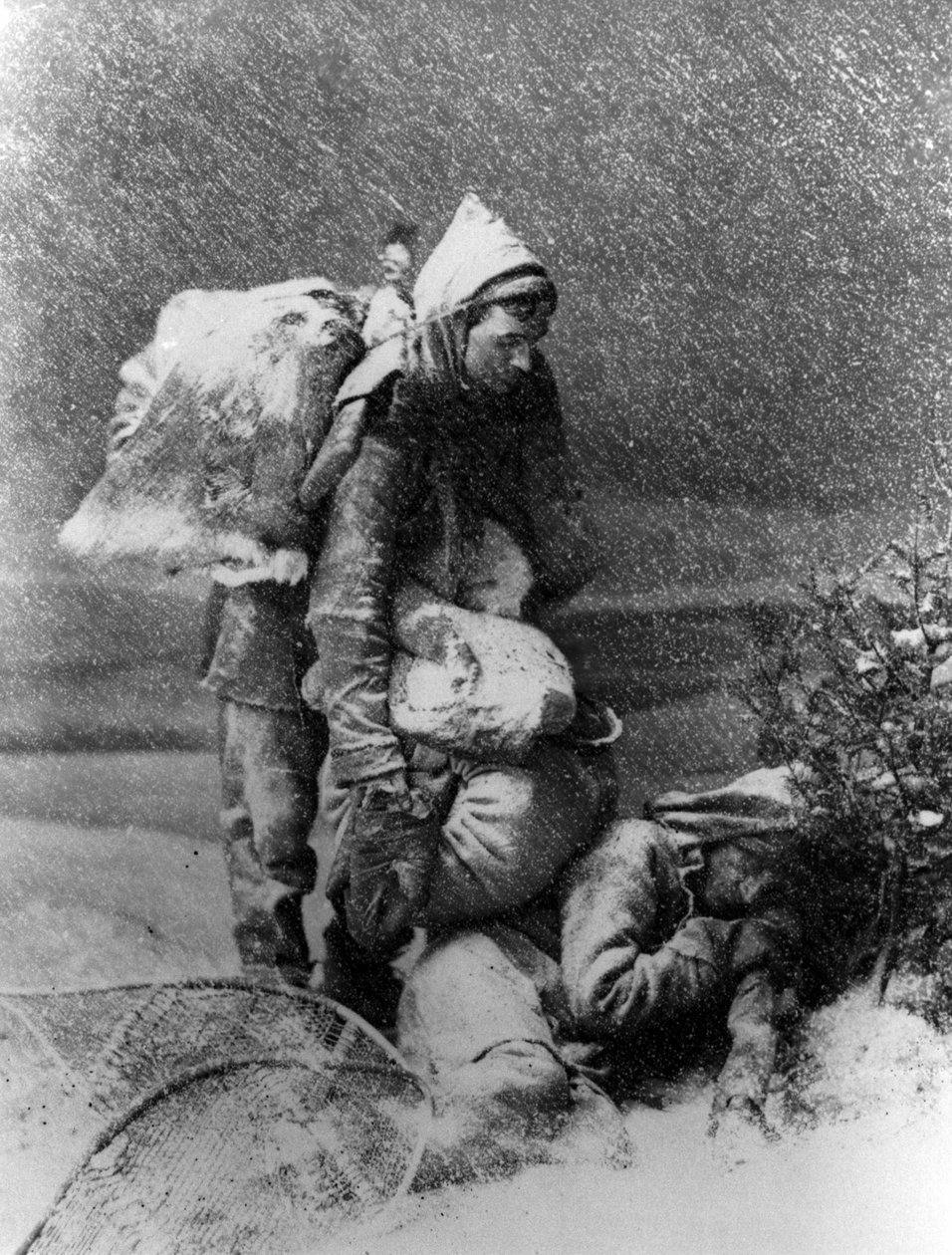 Kanada: Das Leben des Trappers, Erwachen unter dem Schnee - BN Montreal von Unknown artist