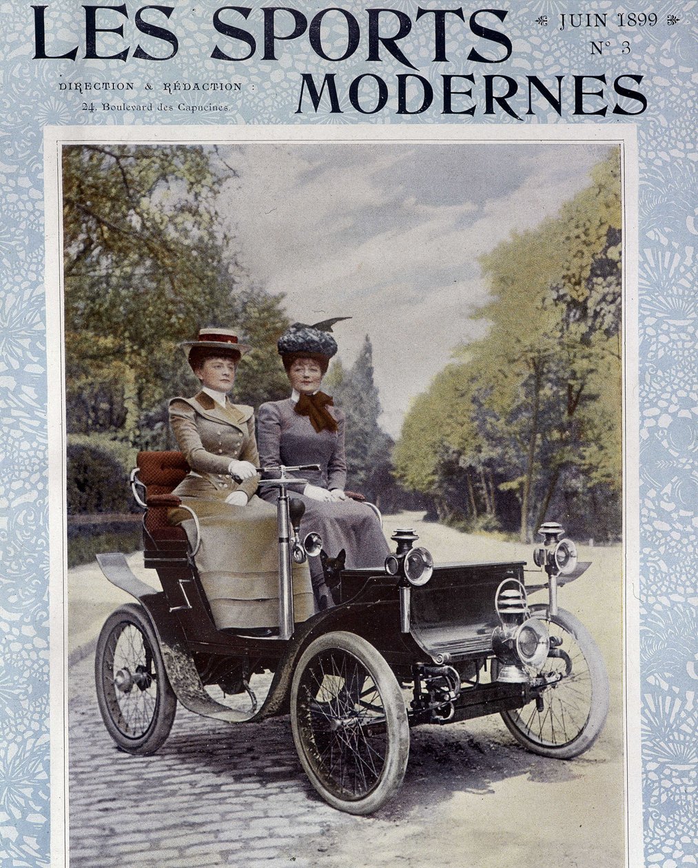 Car de Dion-Bouton - in „Les Sports Modernes“, Juni 1899 von Unknown artist