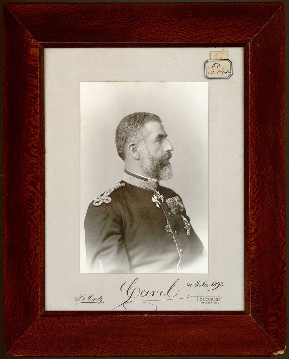König Karl I. von Rumänien (1839-1914) von Unknown artist
