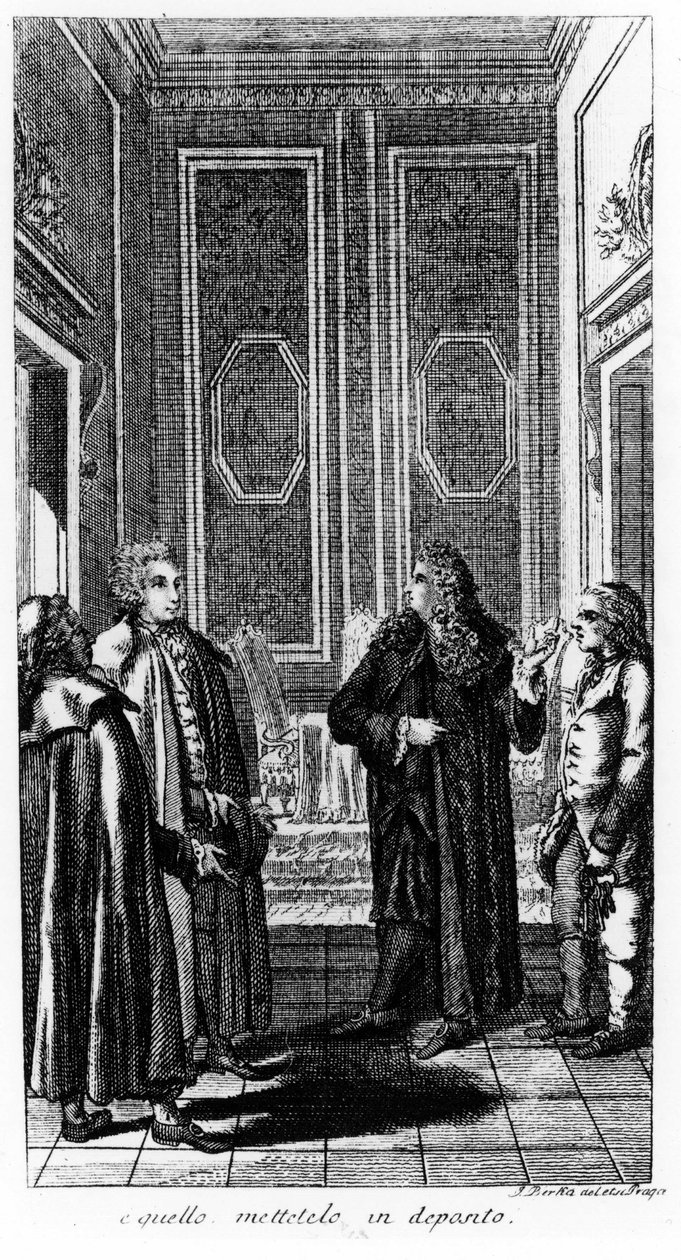Casanova de Seingalt (1725 - 1798) von Unknown artist