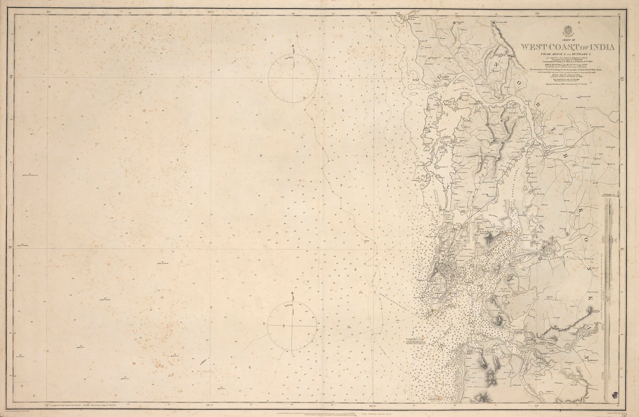 Karte der Insel Arnola von Unknown artist