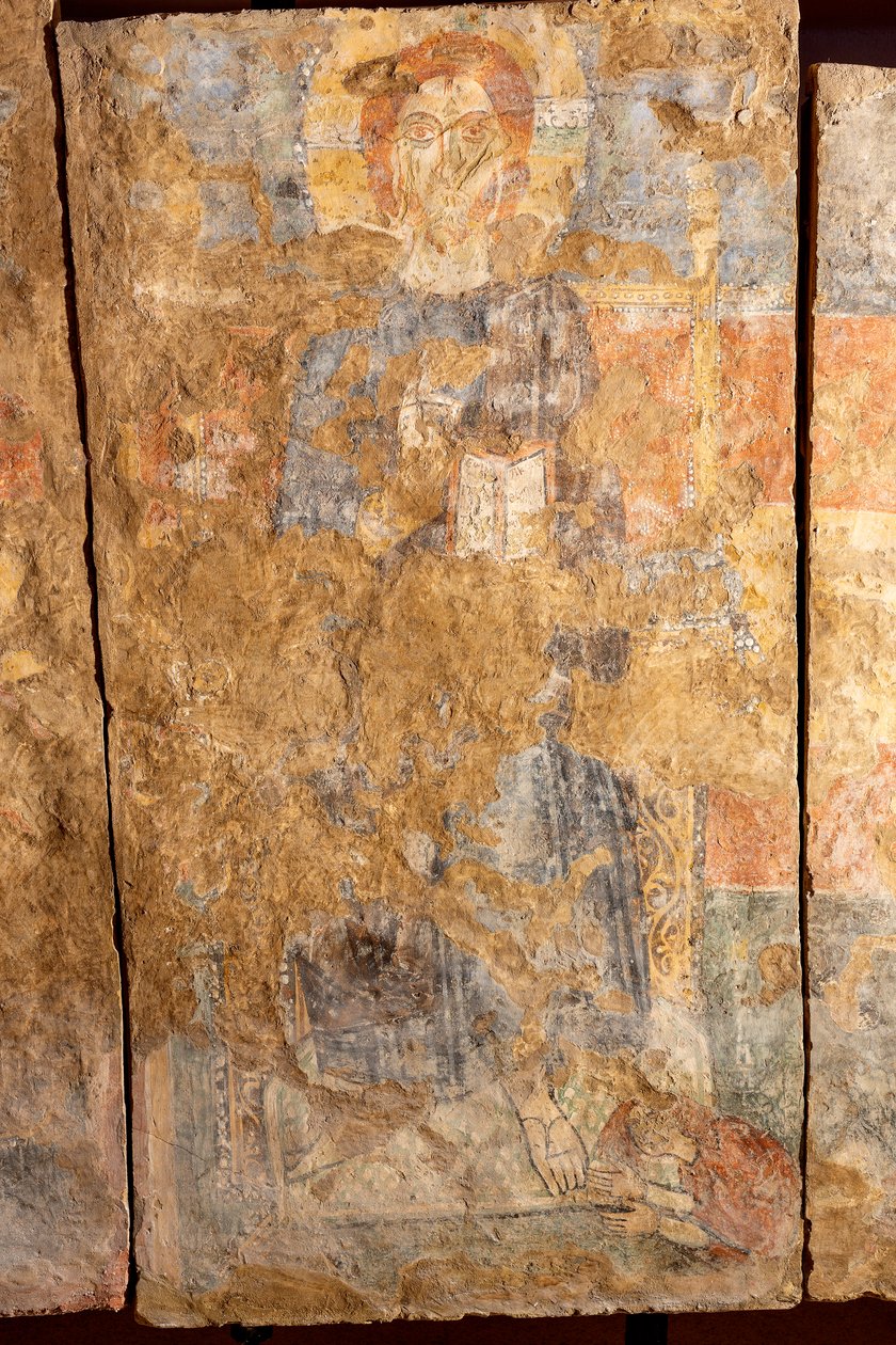 Christus segnet mit zu seinen Füßen die Magdalena, Detail von Unknown artist