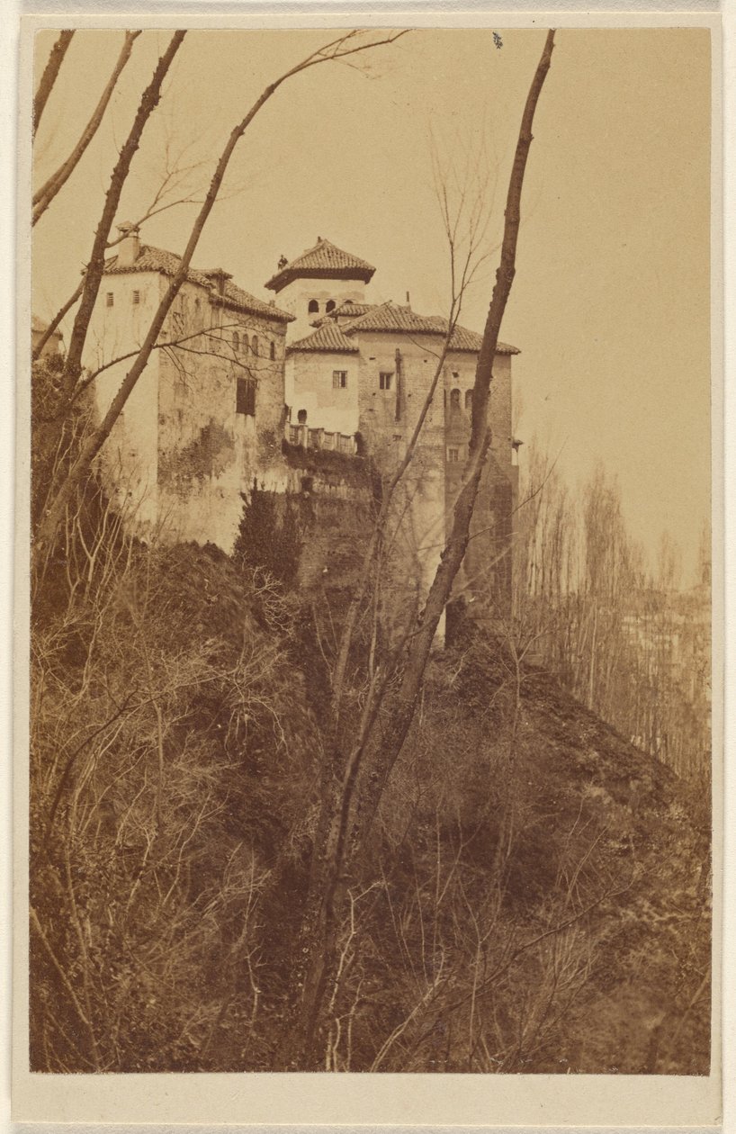 Nahansicht der Alhambra, Granada, Spanien von Unknown artist
