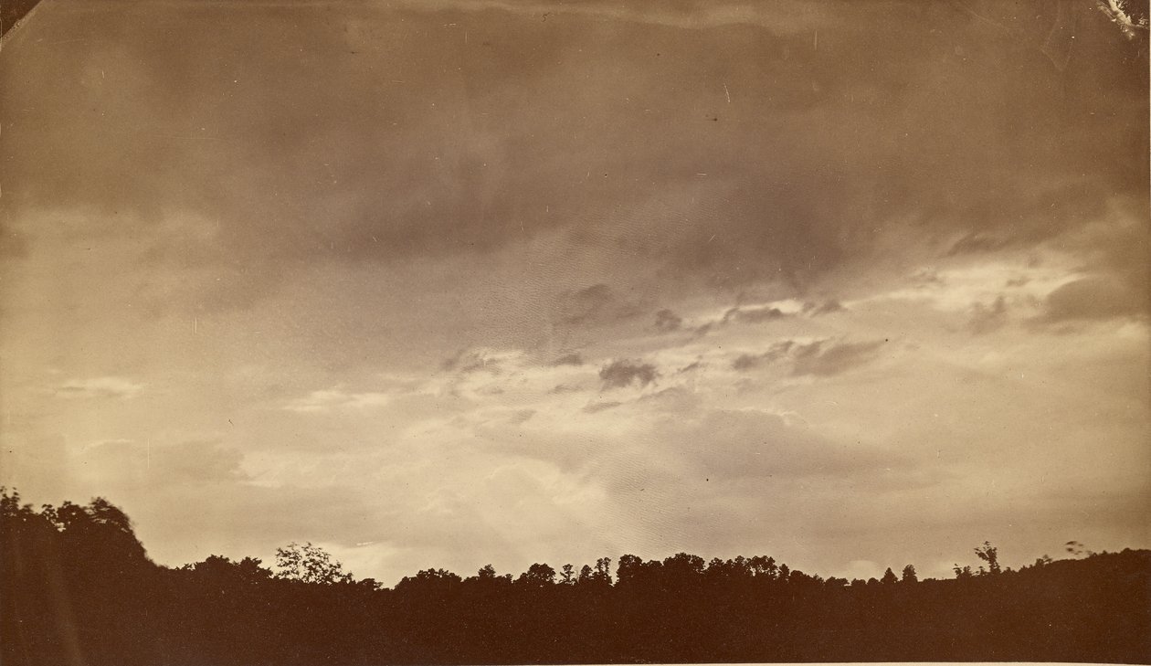 Wolkenstudie von Unknown artist