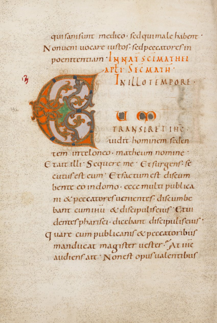Dekorierter Initialbuchstabe C von Unknown artist