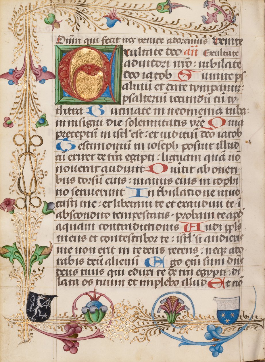 Geschmückte Initiale E von Unknown artist