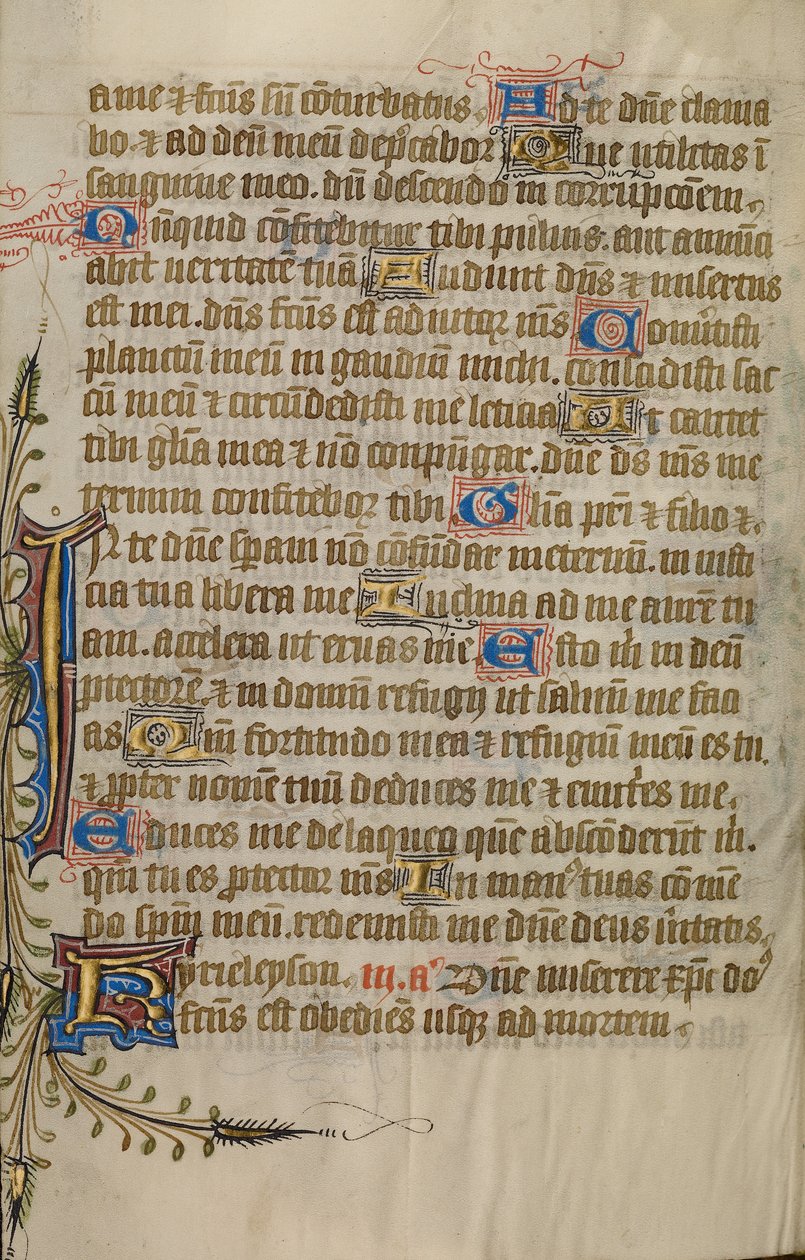 Dekorierte Textseite von Unknown artist