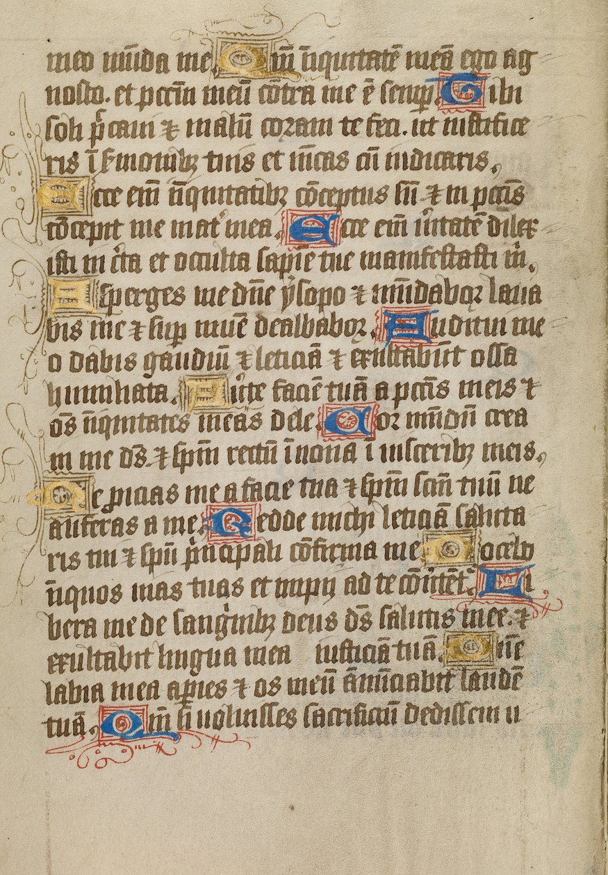 Geschmückte Textseite von Unknown artist