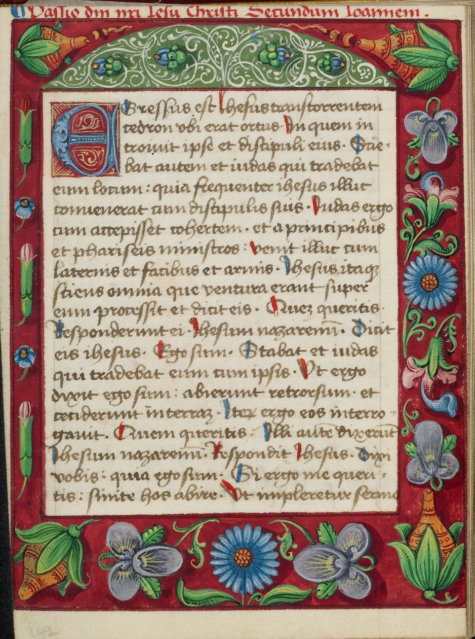 Geschmückte Textseite von Unknown artist