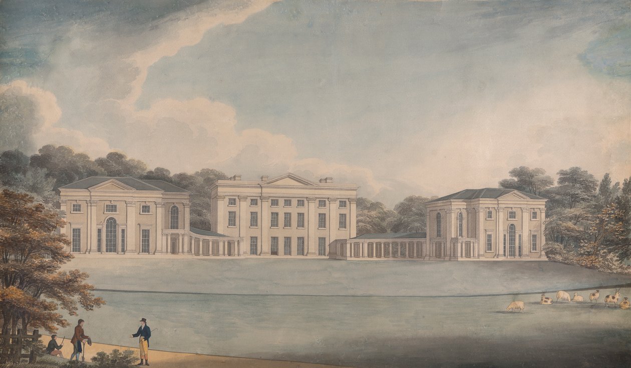 Entwurf für Stoke Park von Unknown artist