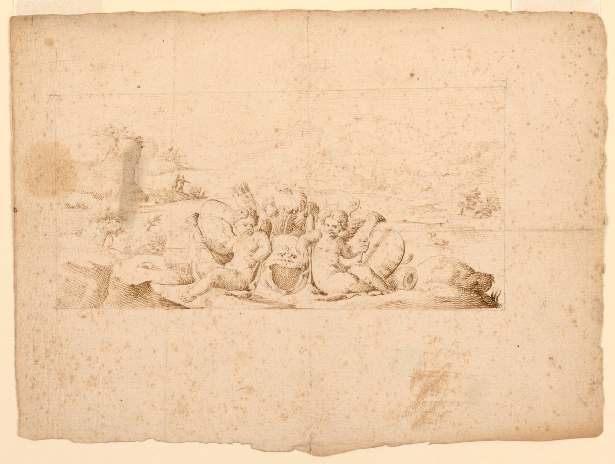 Entwurf für eine Buchillustration von Unknown artist