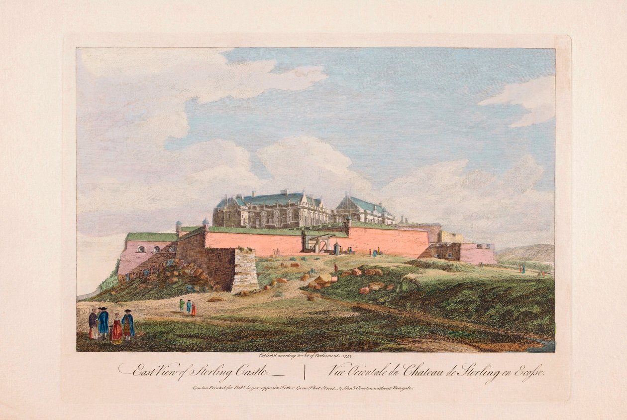 Ostansicht von Stirling Castle, Schottland von Unknown artist