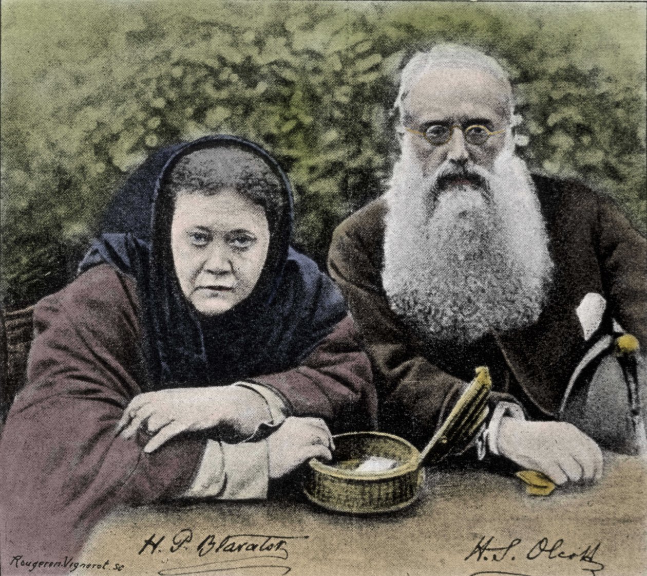 Elena Petrovna Blavatsky (1831-1891), russische Theosophin, Mitbegründerin der Theosophischen Gesellschaft 1875 mit Henry Steel Olcott. von Unknown artist