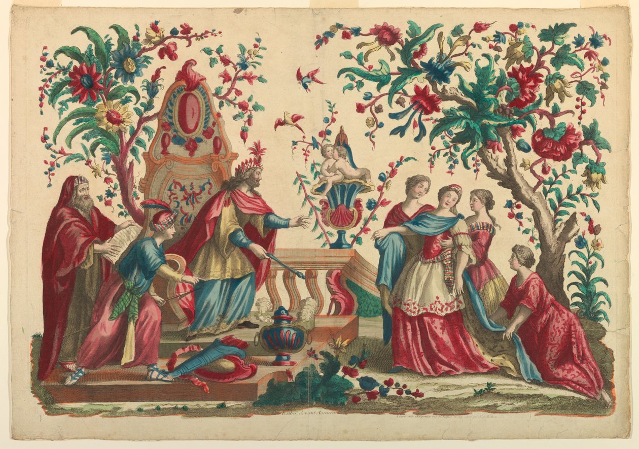 Esther vor Ahasverus von Unknown artist
