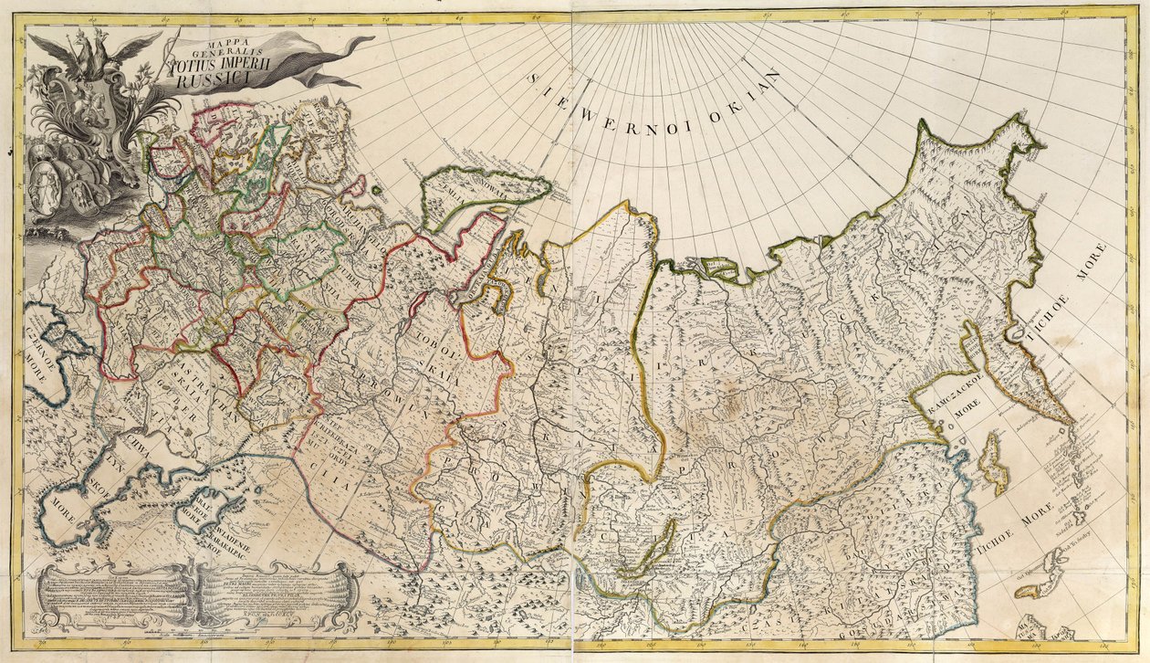 Erste General-Karte des Russischen Reiches von Unknown artist