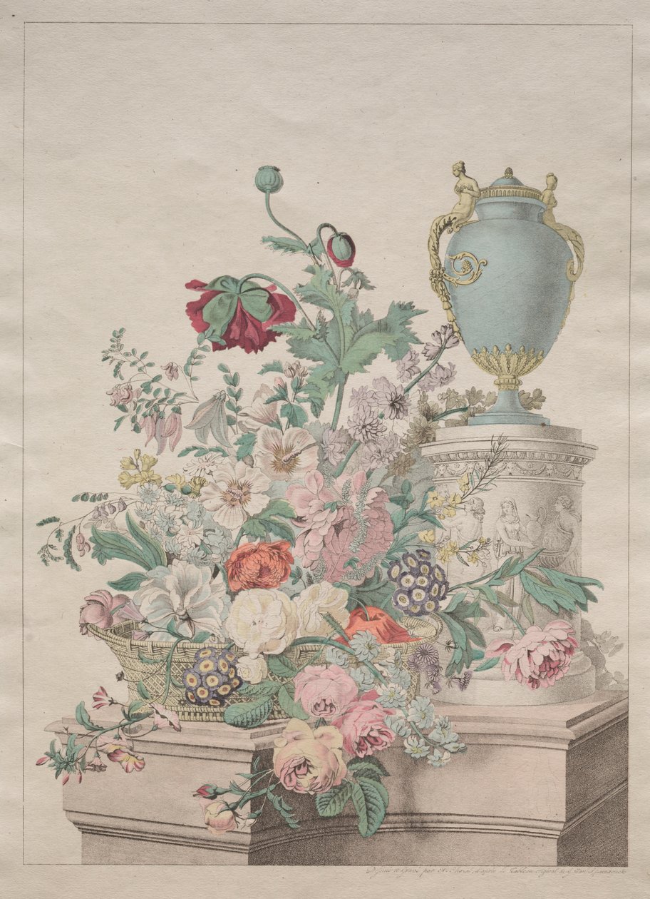 Flore Pittoresque ou Recueil de Fruits et de Fleurs von Unknown artist