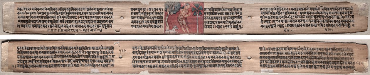 Folio 115, aus einem Gandavyuha-Sutra (Schrift der höchsten Anordnung) von Unknown artist