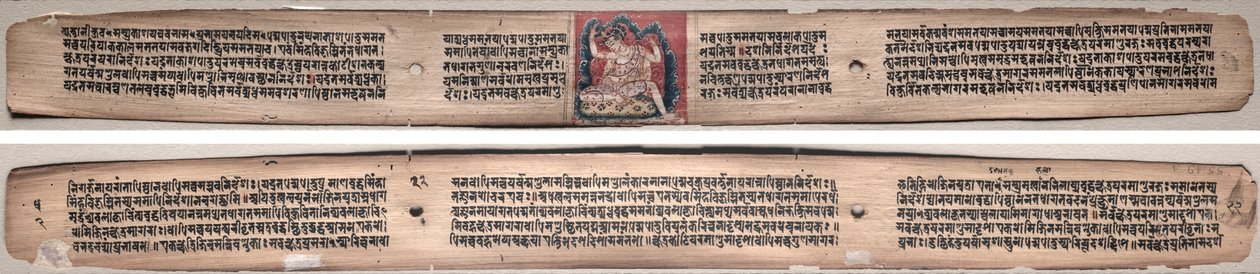 Folio 22, aus einem Gandavyuha-Sutra (Schrift der höchsten Anordnung) von Unknown artist