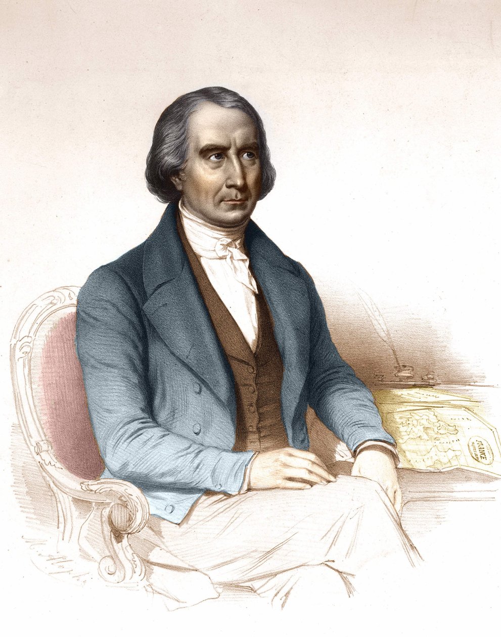 François Arago (1786-1853), französischer Astronom, Physiker und Politiker. von Unknown artist