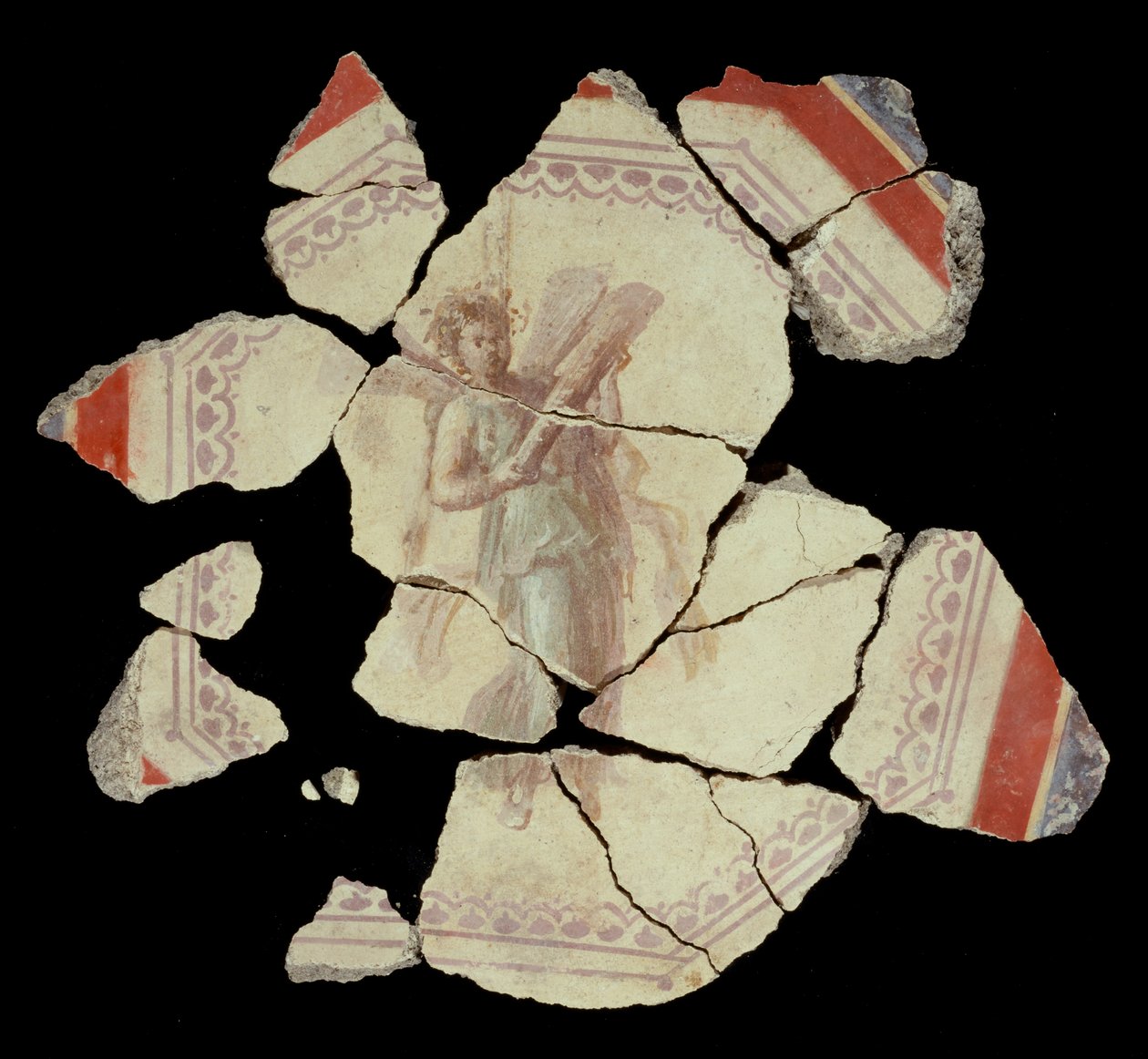 Fresko-Fragment von Unknown artist