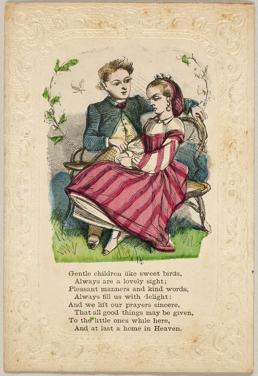Sanfte Kinder wie süße Vögel (Valentine) von Unknown artist