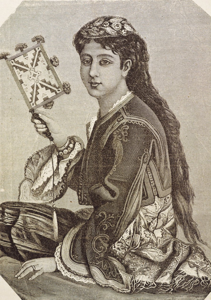 Griechenland (19. Jh.). Gesellschaft. Junger Grieche. 1879. Gravur von Unknown artist
