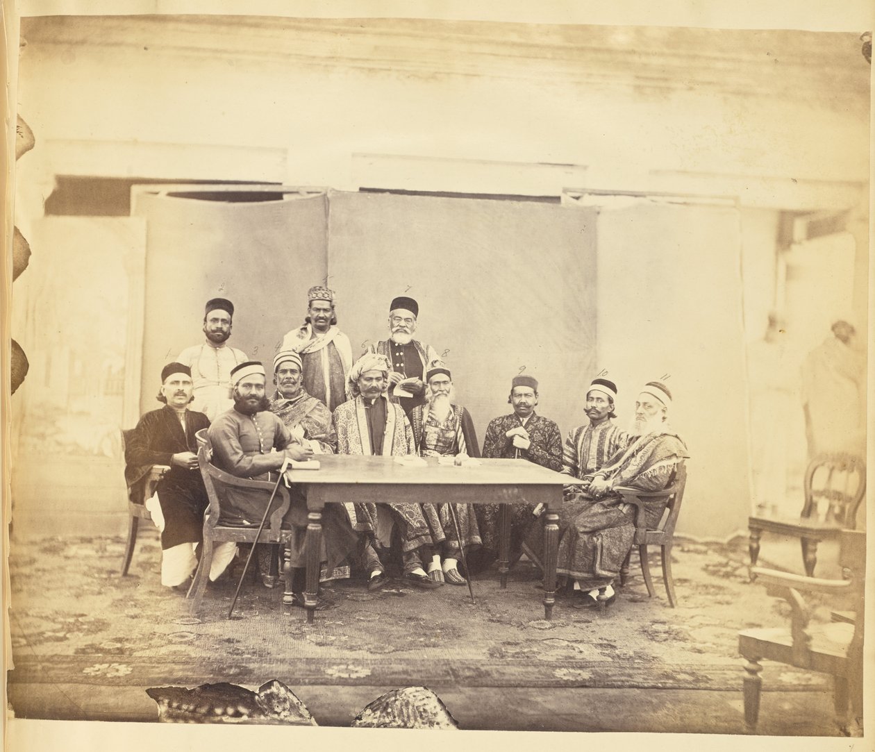 [Gruppenporträt von Männern, Indien] von Unknown artist