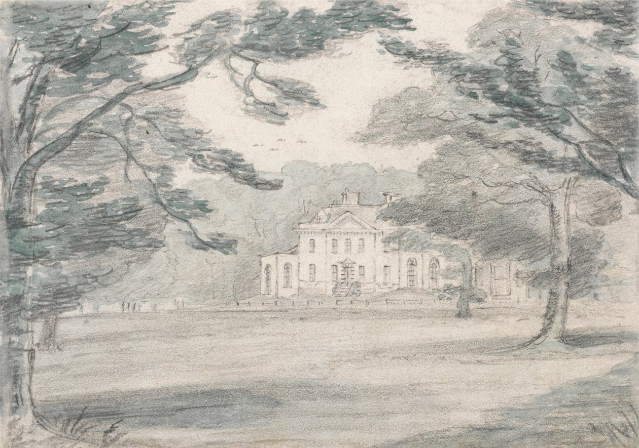 Havering Bower, Essex (Ansicht eines Landhauses) von Unknown artist