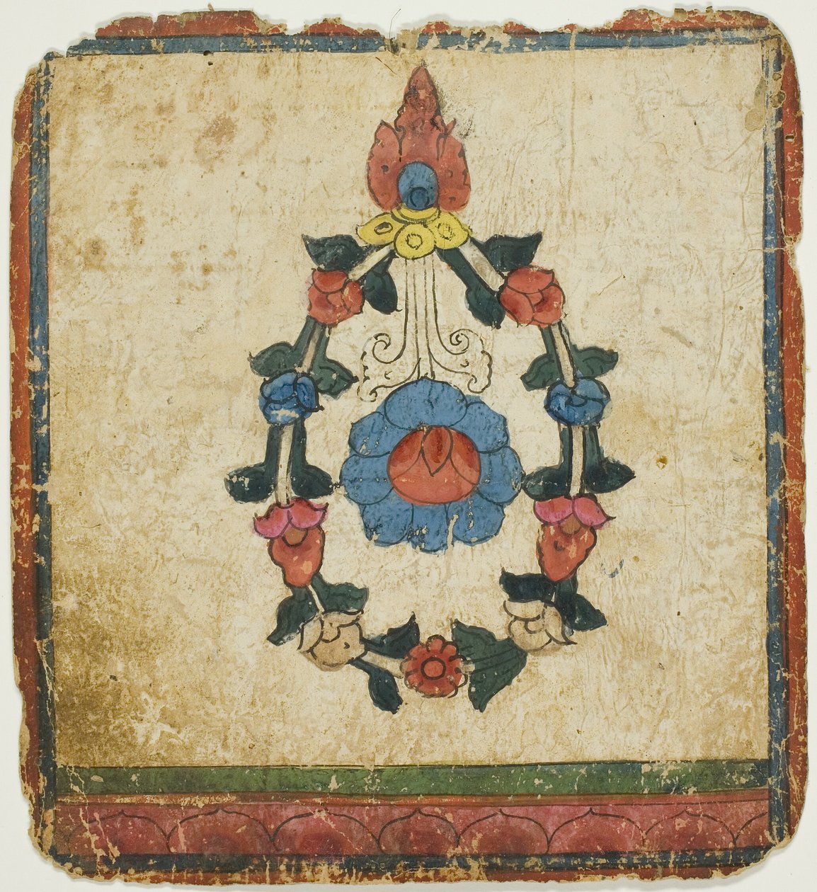 Bild aus einem Satz von Initiationskarten (Tsakali) von Unknown artist