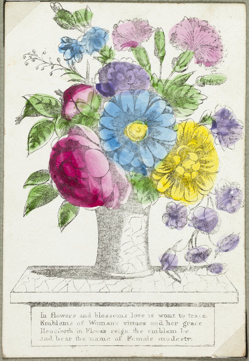 In Blumen und Blüten (Valentinstag) von Unknown artist