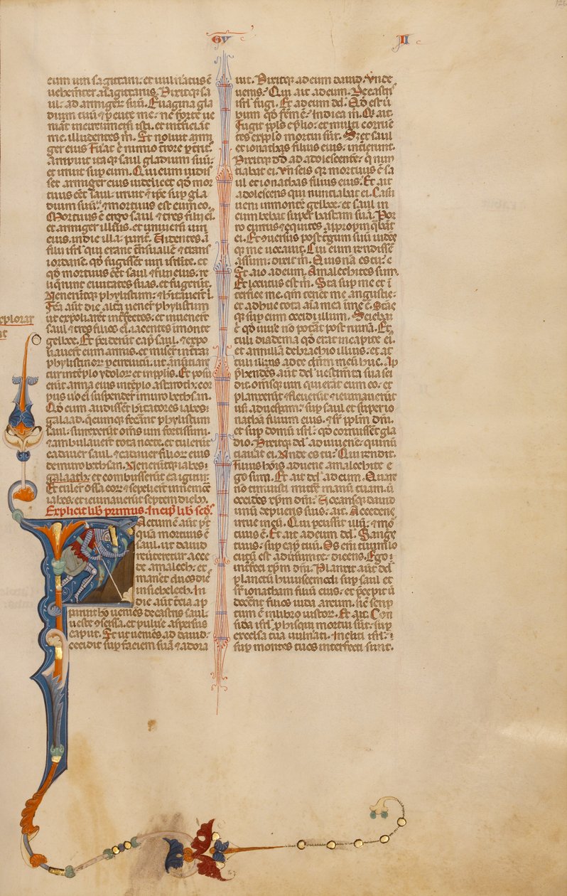 Initial F: Saul stirbt von Unknown artist