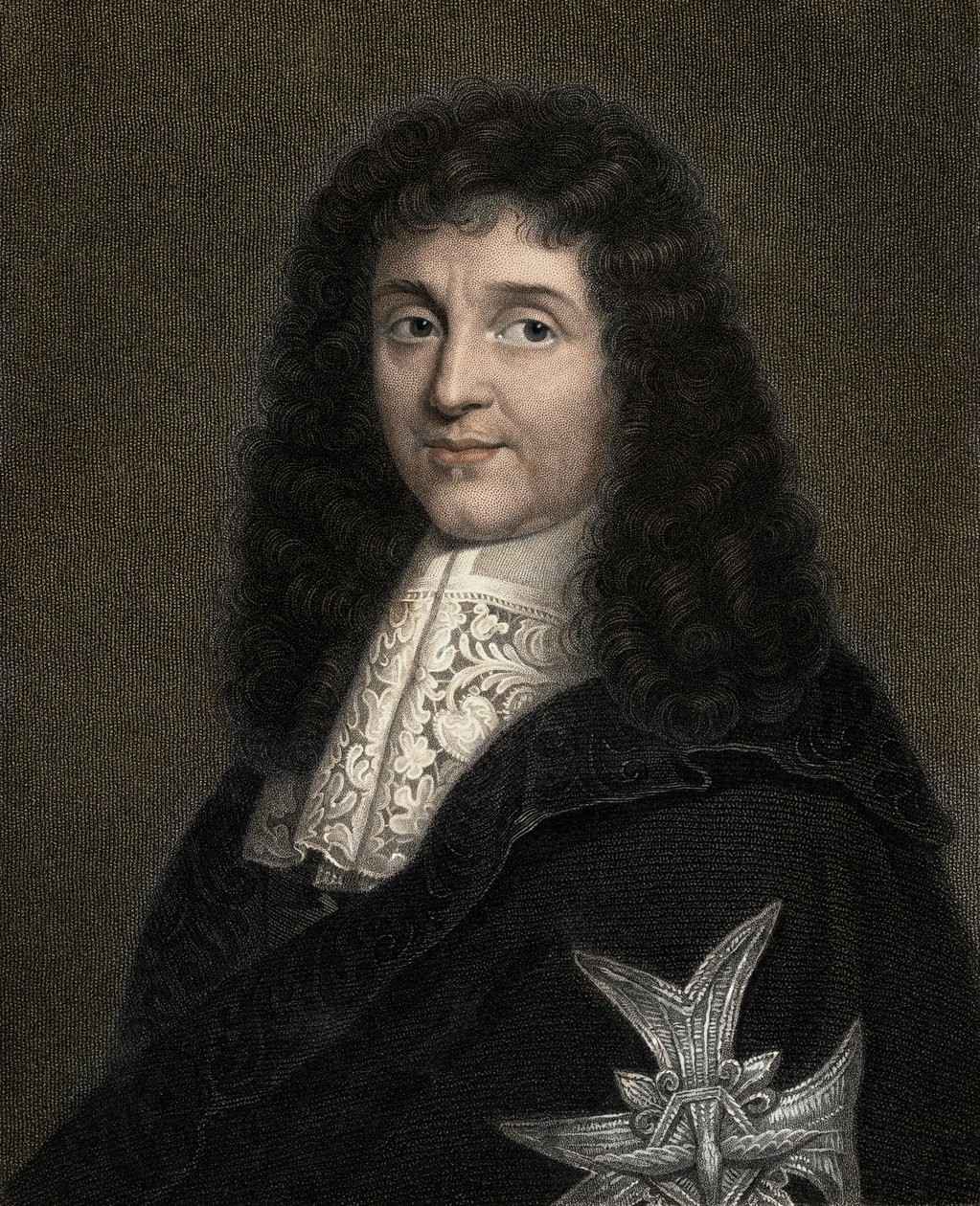 Jean Baptiste (Jean-Baptiste) Colbert 1619-1683 - Gravur - 19. Jahrhundert von Unknown artist