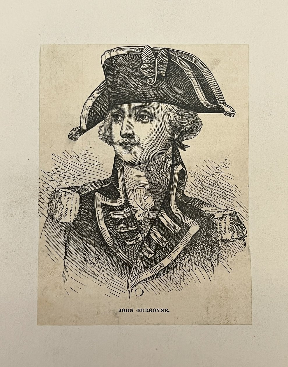 John Burgoyne von Unknown artist