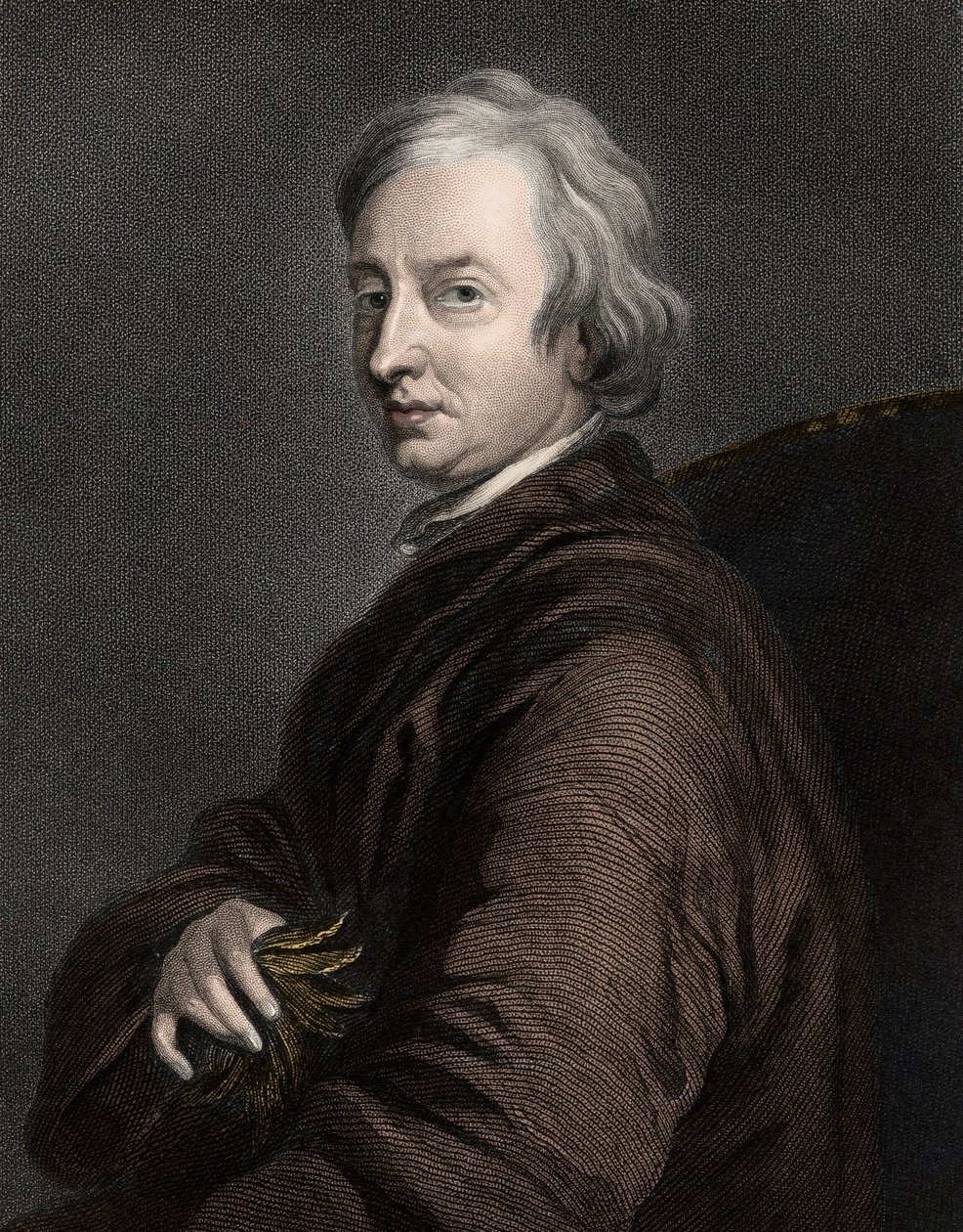 John Dryden 1631-1700 - Gravur - 19. Jahrhundert von Unknown artist