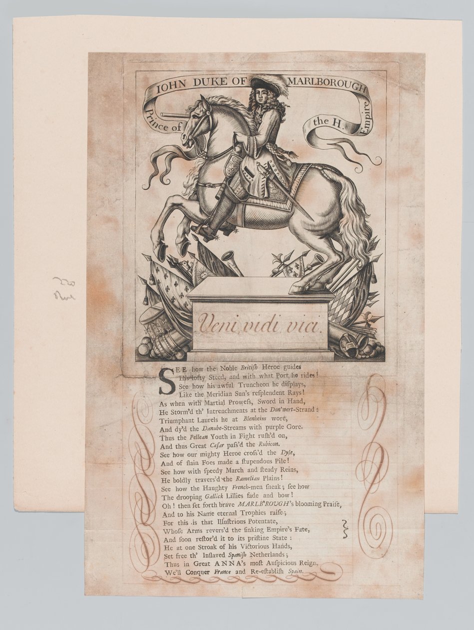 John Herzog von Marlborough, Prinz des Heiligen Römischen Reiches von Unknown artist