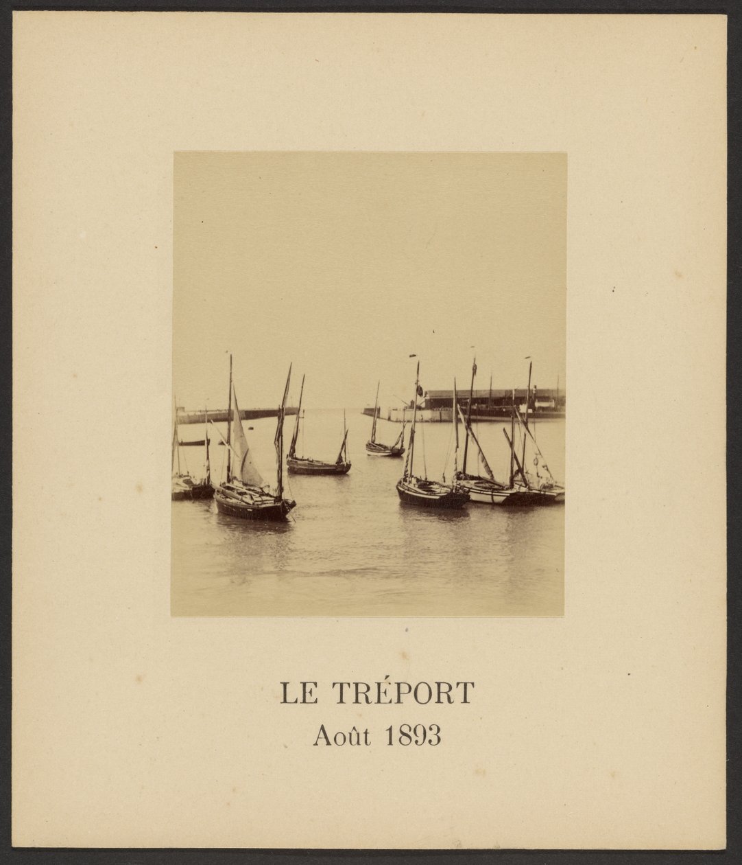 Le Tréport von Unknown artist
