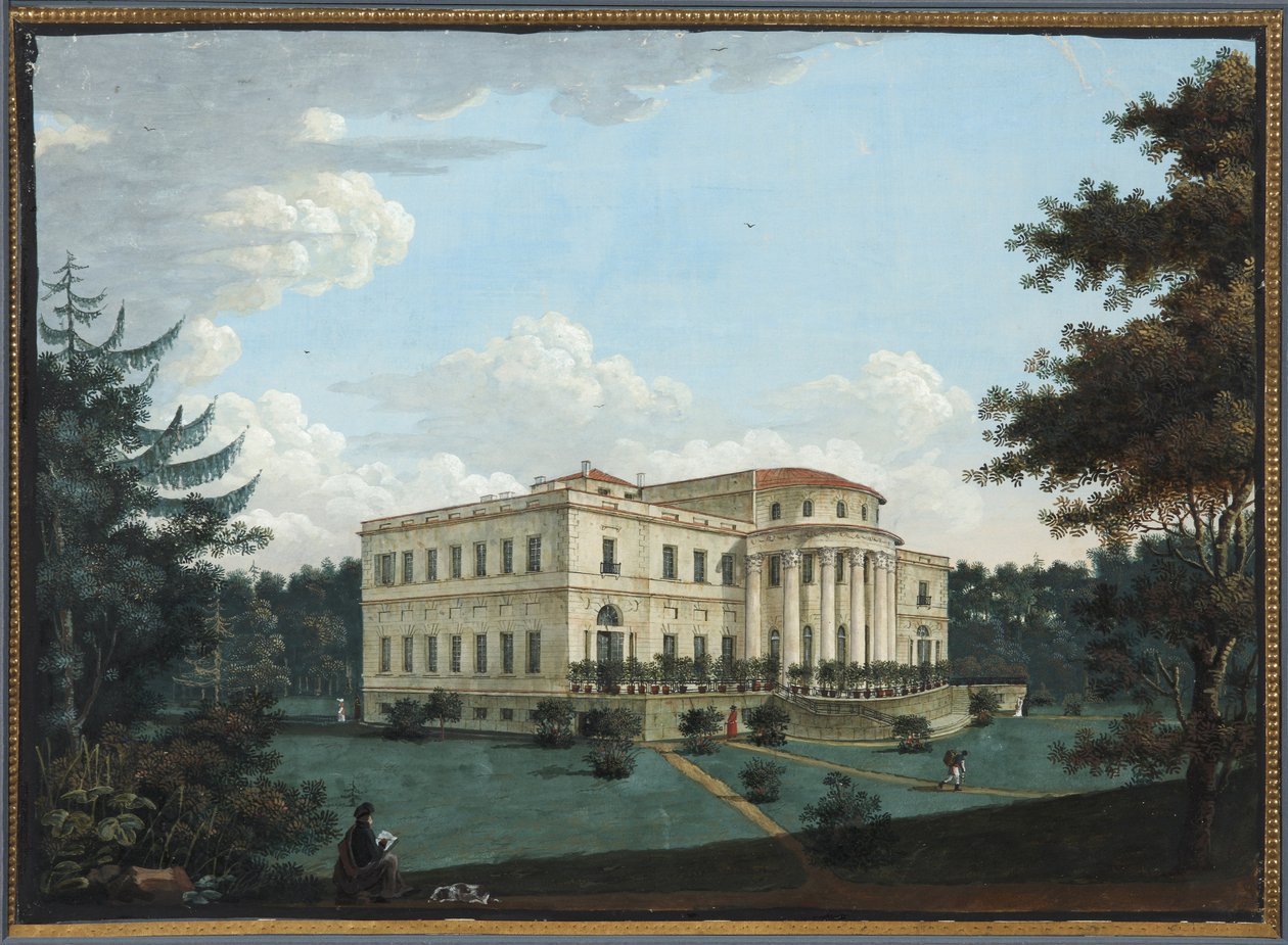 Der Jelaginsche Palast in Sankt Petersburg von Unknown artist