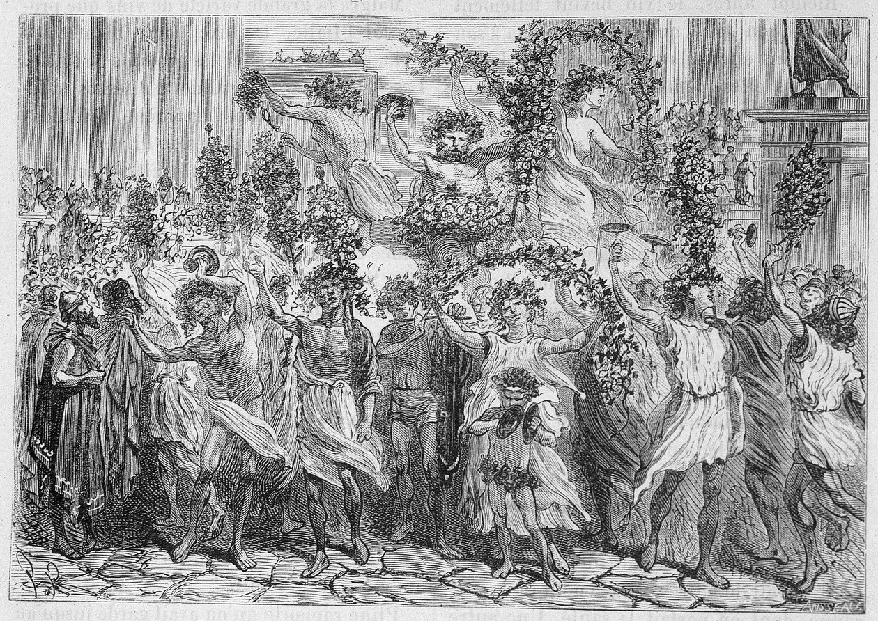 Die Feste des Bacchus in Athen (Antikes Griechenland) - in Les merveilles de l