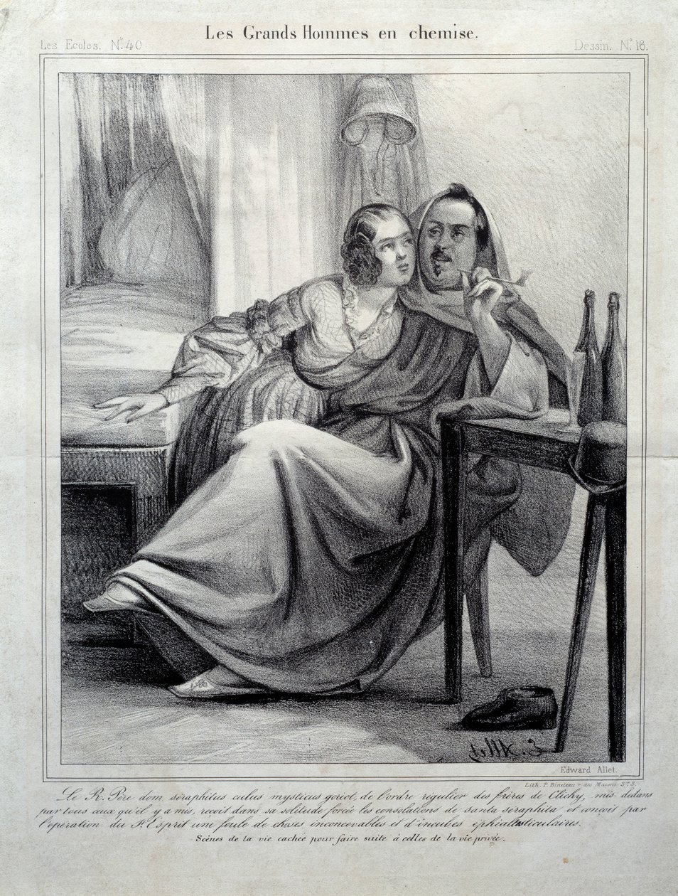 Die großen Männer in Hemden von Unknown artist