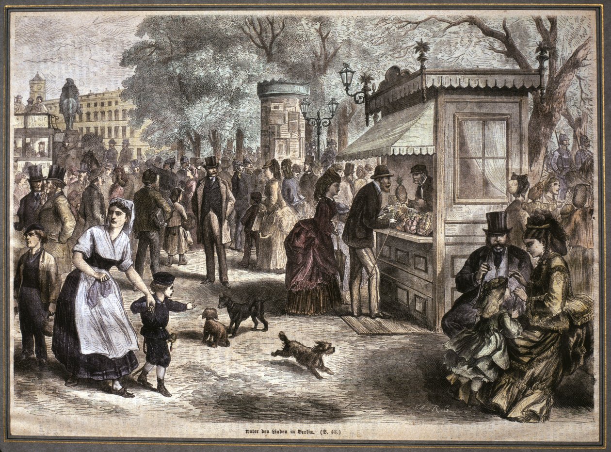 Leben in Berlin, 2. Hälfte des 19. Jahrhunderts von Unknown artist