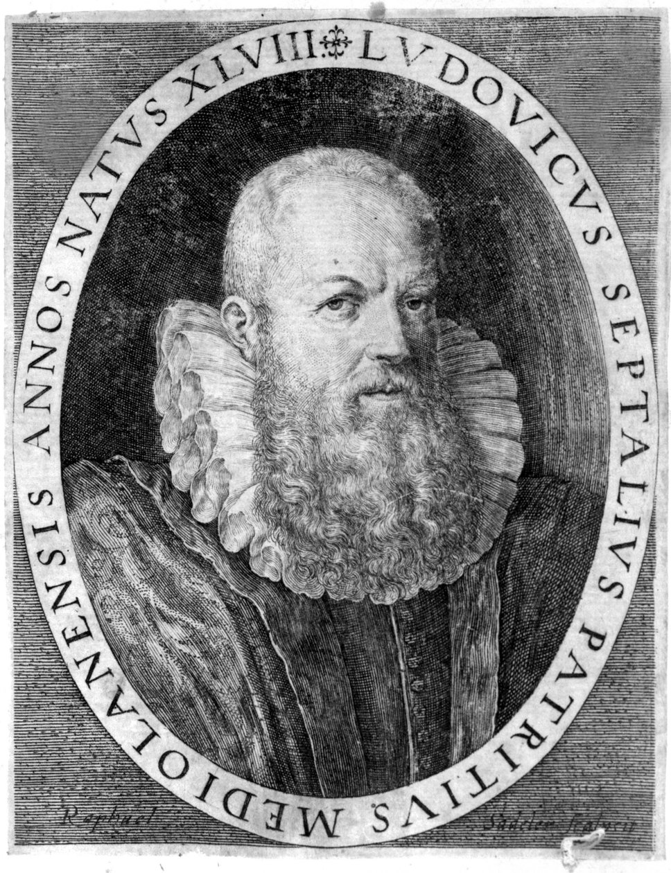 Ludovico Settala (1552 - 1633), italienischer Arzt in Pavia von Unknown artist