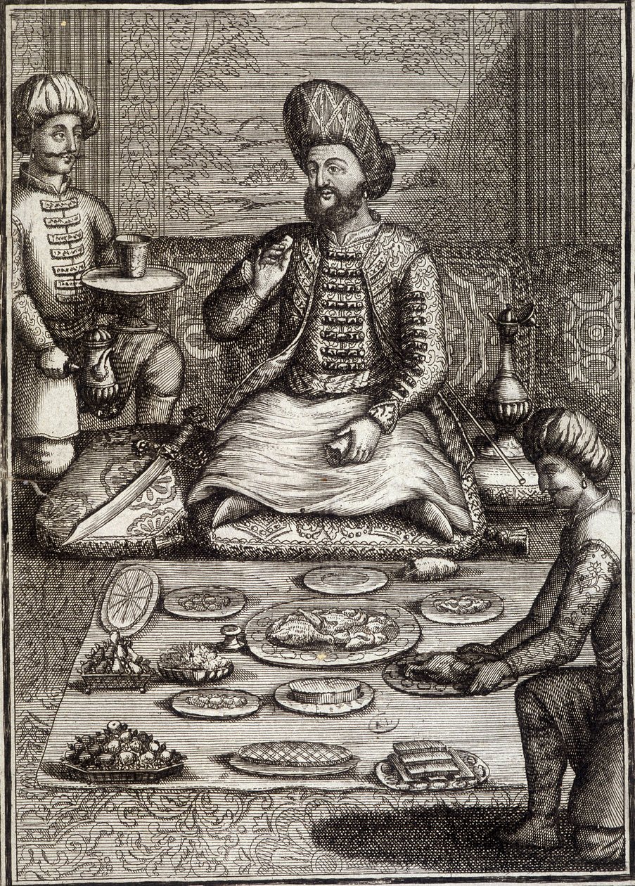 Méhemet Réza Beg, Botschafter von Persien, Anfang des 18. Jahrhunderts von Unknown artist