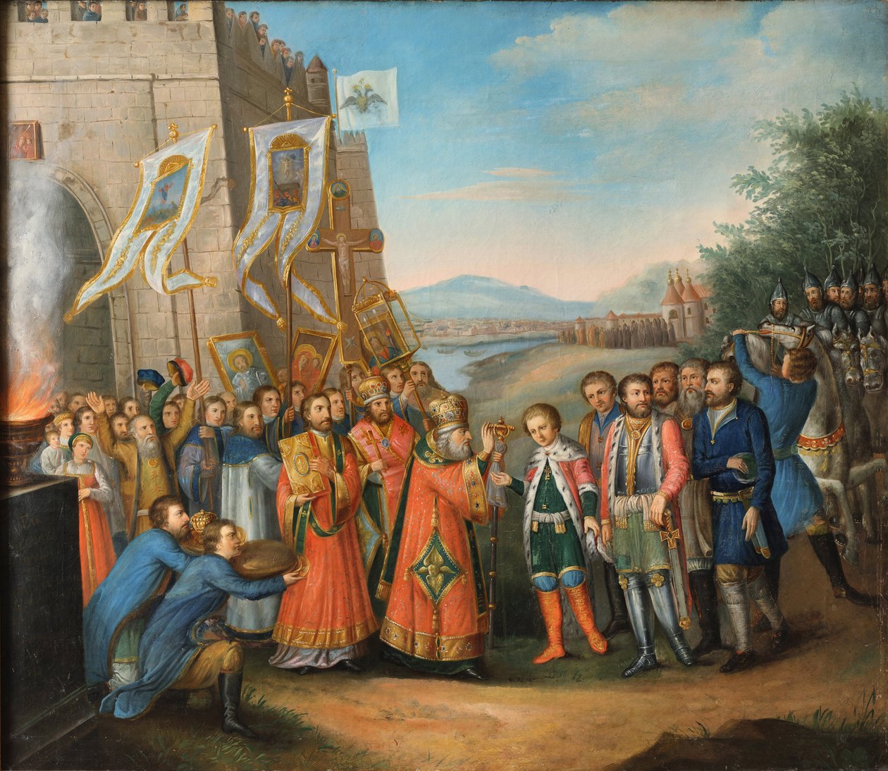 Michail I. von Russland - Michail Feodorowitsch wird am 14. März auf den russischen Thron berufen von Unknown artist