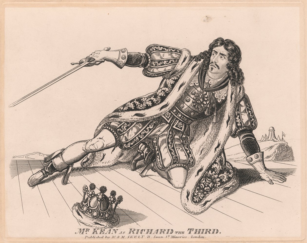 Mr. Kean als Richard III von Unknown artist