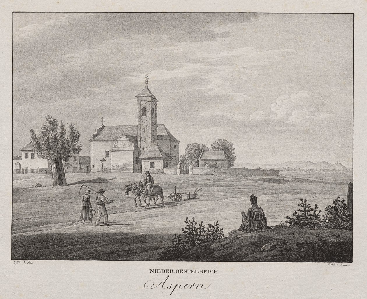 Niederösterreich, Aspern von Unknown artist