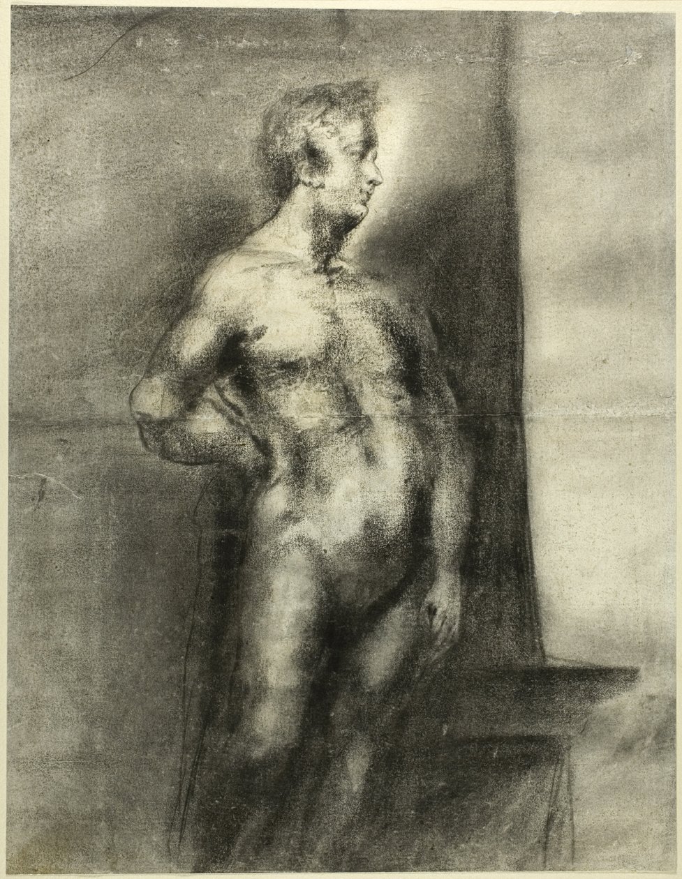 Nackte männliche Figur von Unknown artist