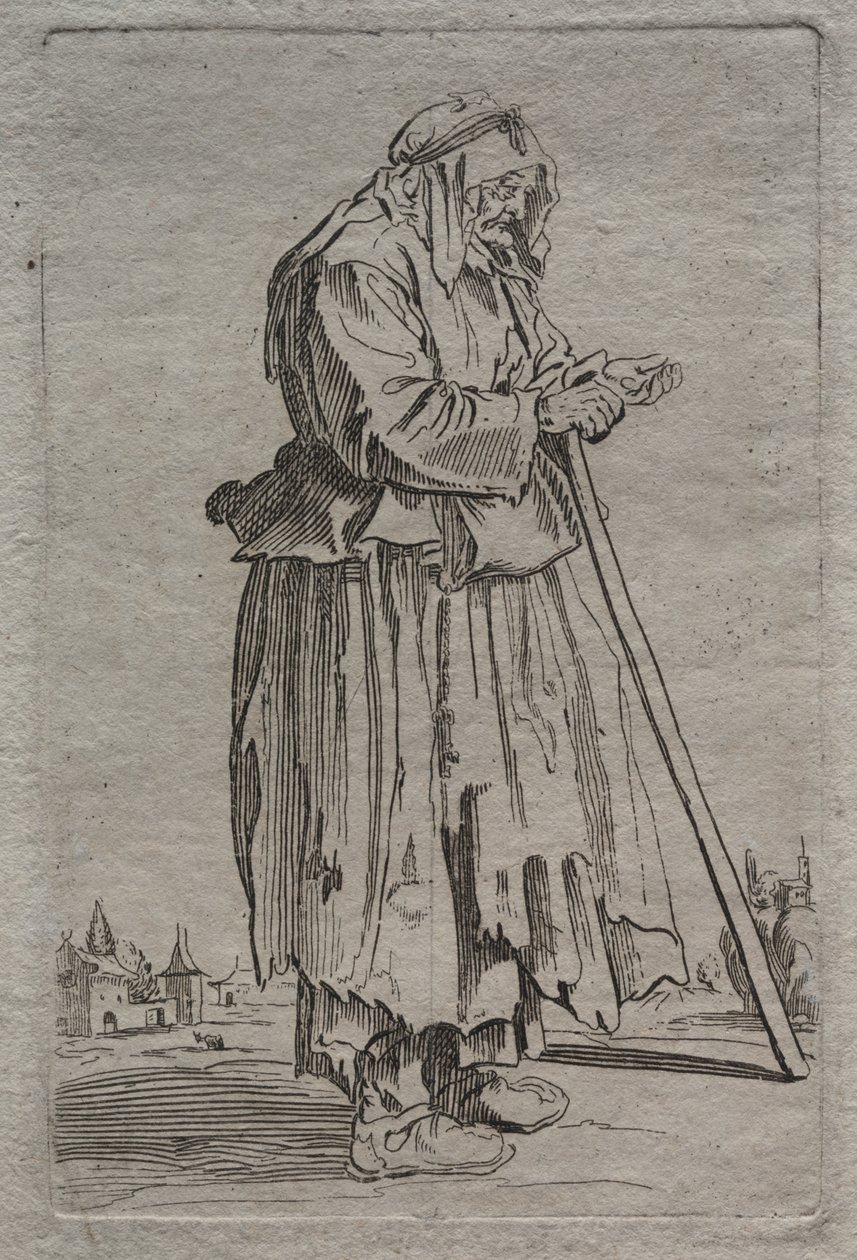 Alte Bettlerin von Unknown artist