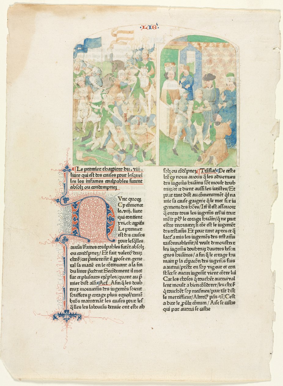 Eröffnungsseite von Buch VIII von Valerius Maximus