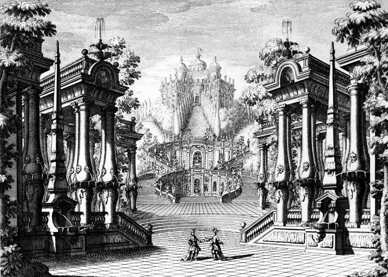 Oper: La Clemenza di Tito, Antonio Mazzoni, Musik von Mozart, Lissabon 1755 von Unknown artist